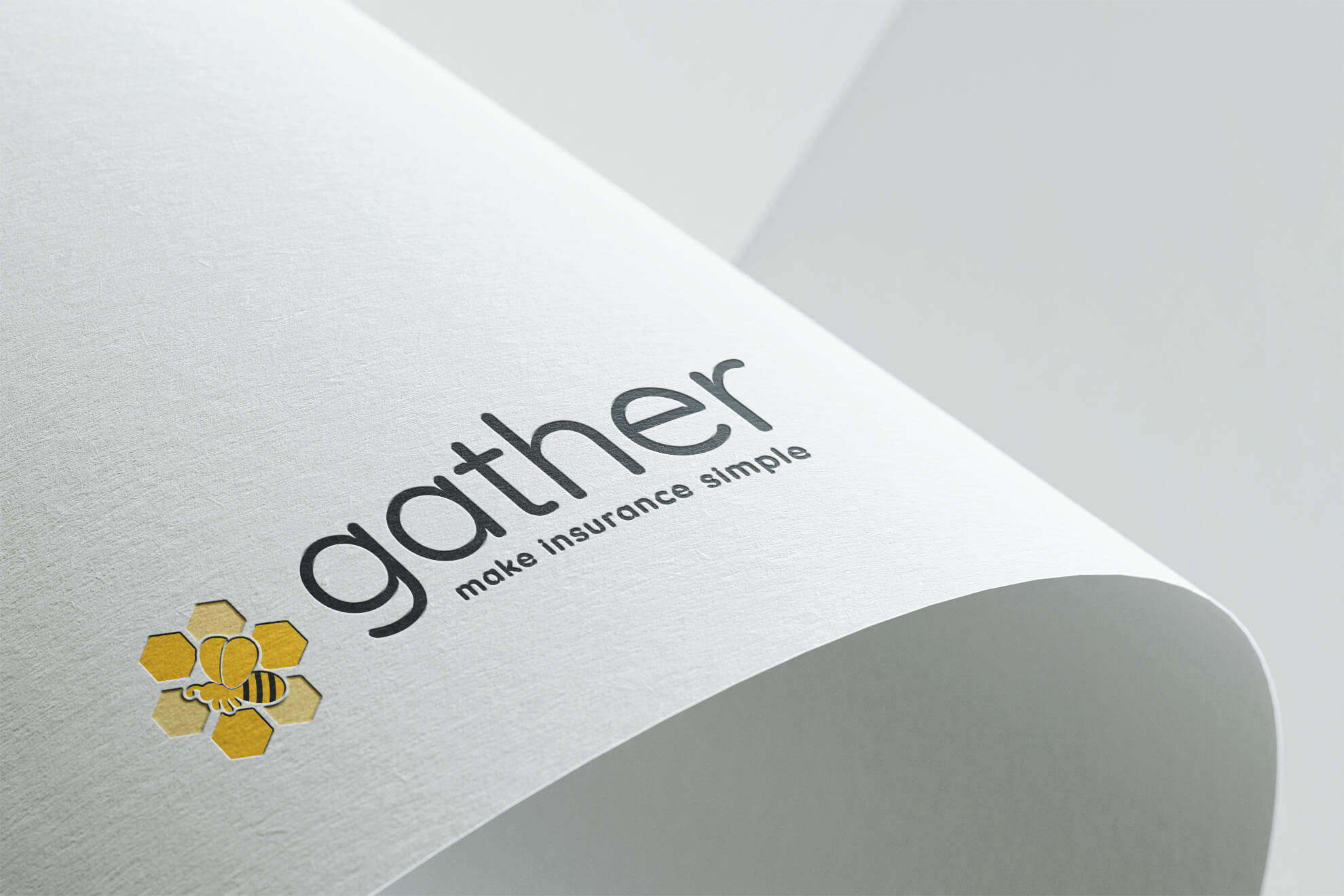 Open Bookmarks Co. Portfolio Gather Brand Identity