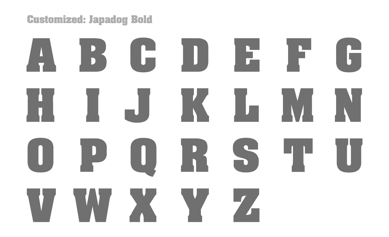 Japadog Branding Font