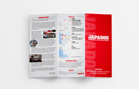 Japadog Leaflet