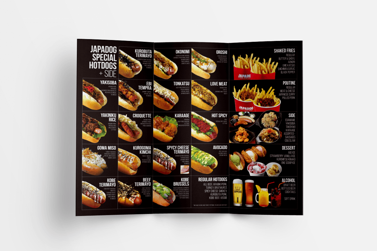 Japadog Leaflet