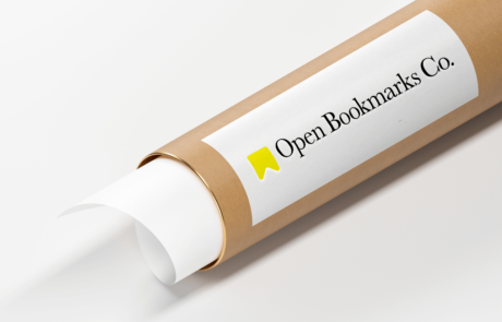 Open Bookmarks Co. Logo Mock Up