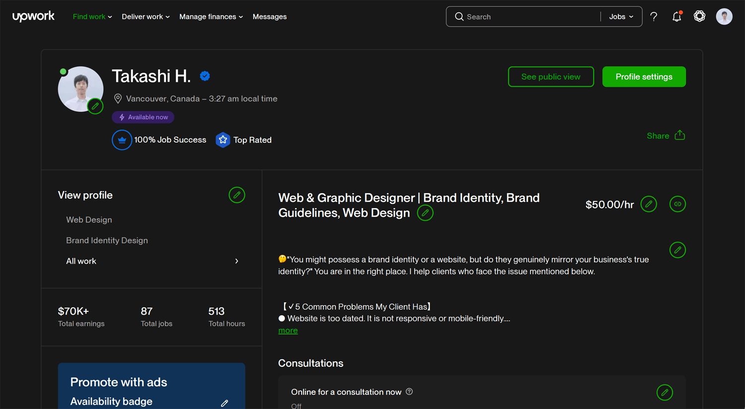 Open Bookmarks Co. Blog Upwork