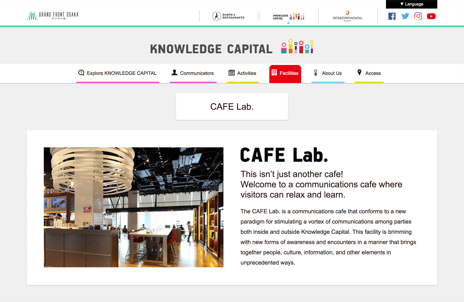 Open Bookmarks Co. Blog Cafe Lab.