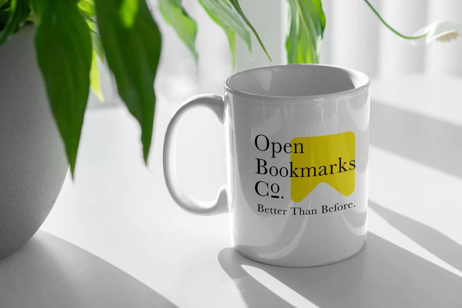 Open Bookmarks Co. Logo Mock Up