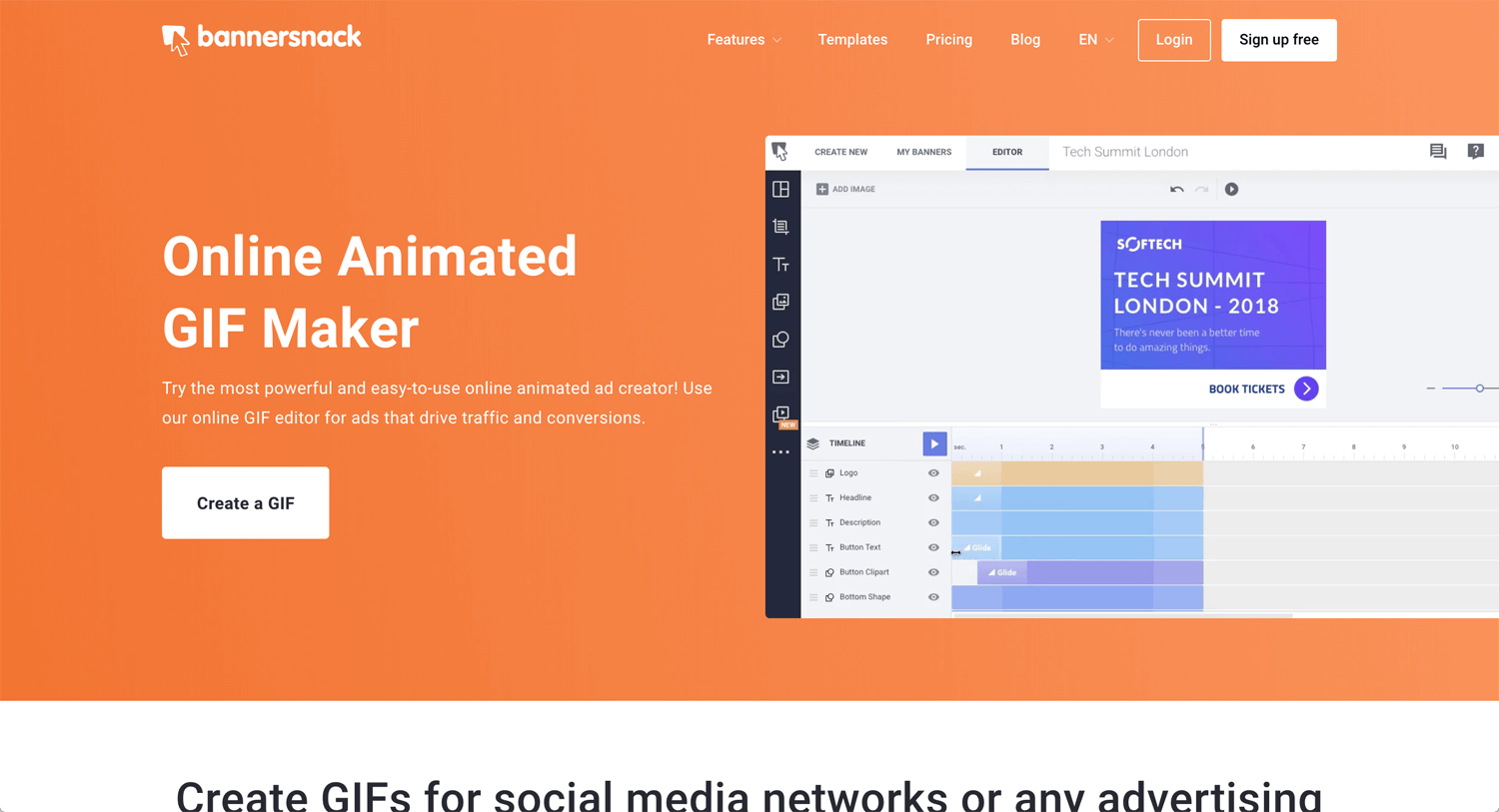 Animated GIF editor and GIF maker - BlogGIF