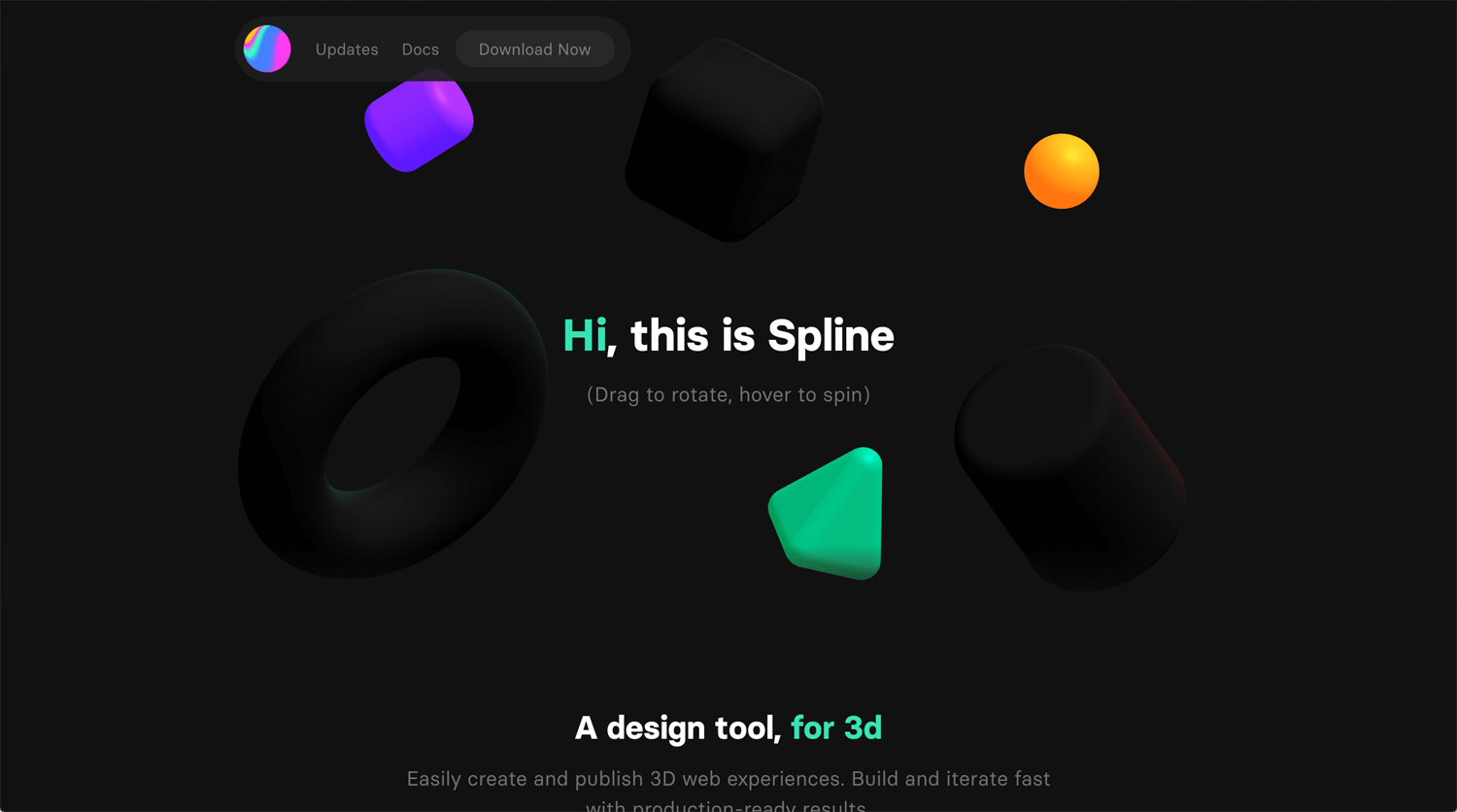 Open Bookmarks Co. Blog Spline 3D