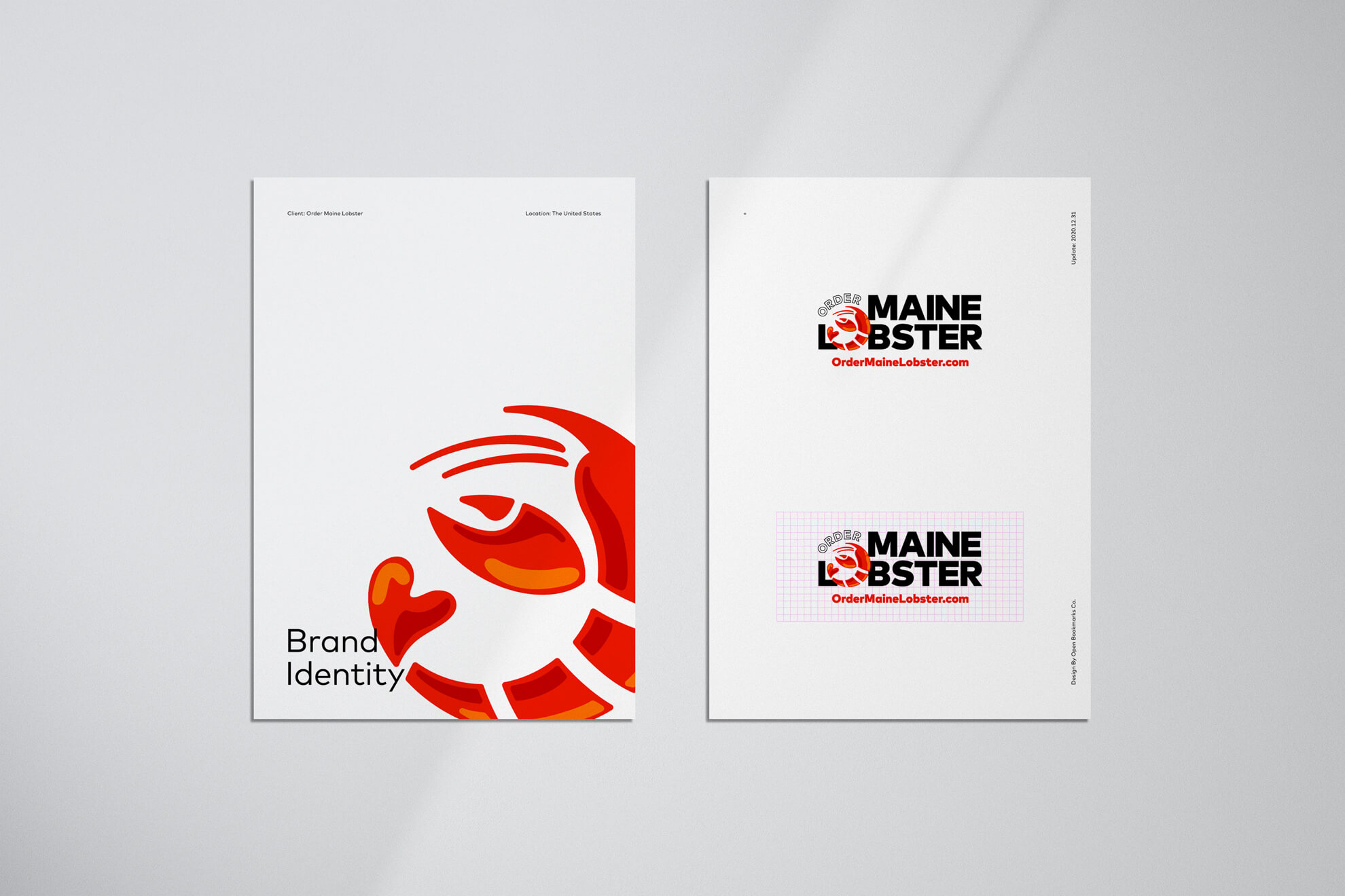 Open Bookmarks Co. Portfolio Gather Brand Identity