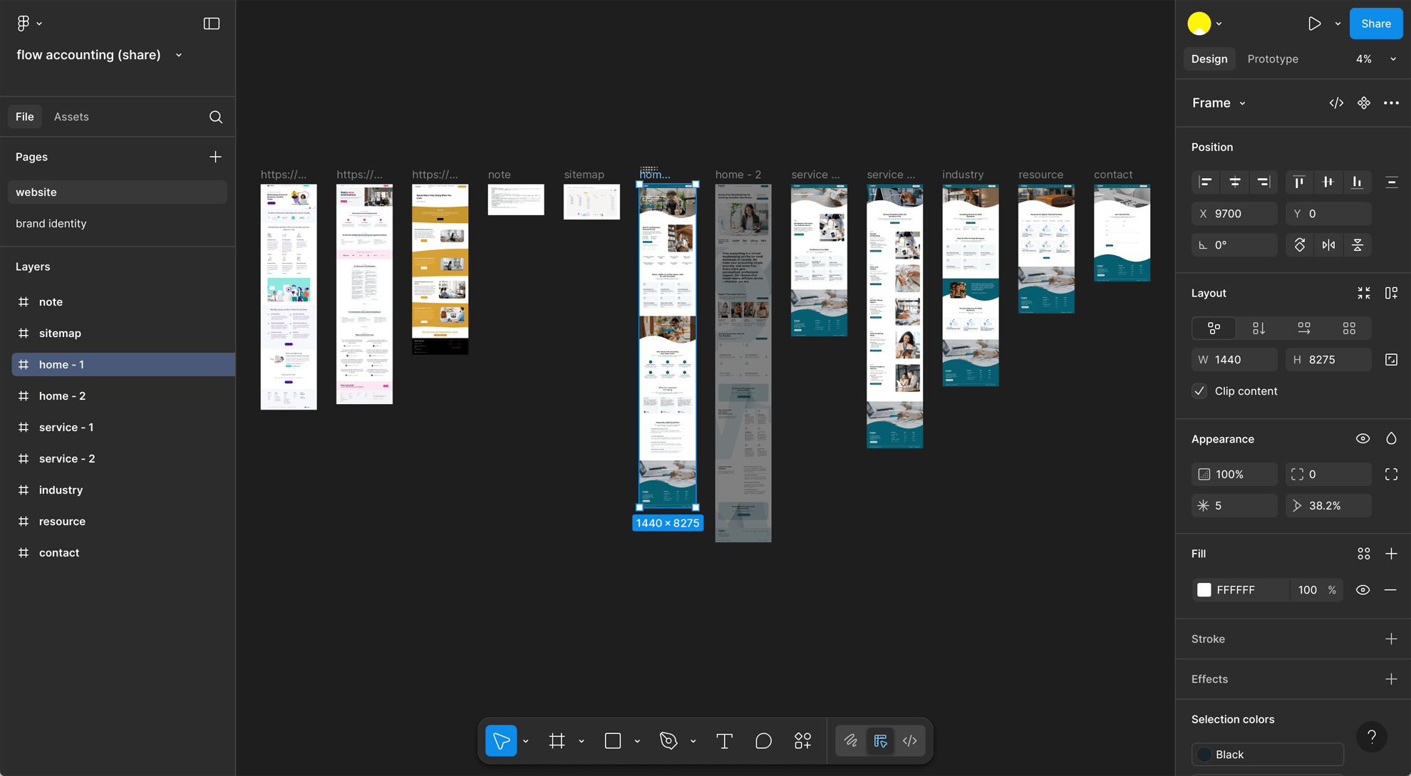 Open Bookmarks Co., Webfolio, Website