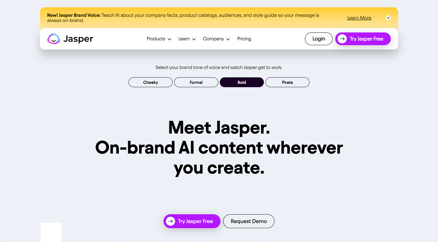 Open Bookmarks Co. Blog AI Artificial Intelligence Jasper.ai