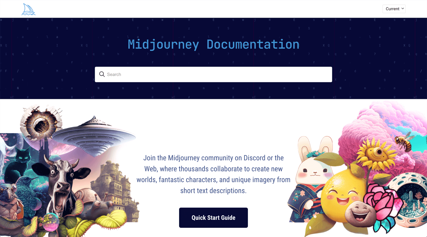 Open Bookmarks Co. Blog Website Midjourney