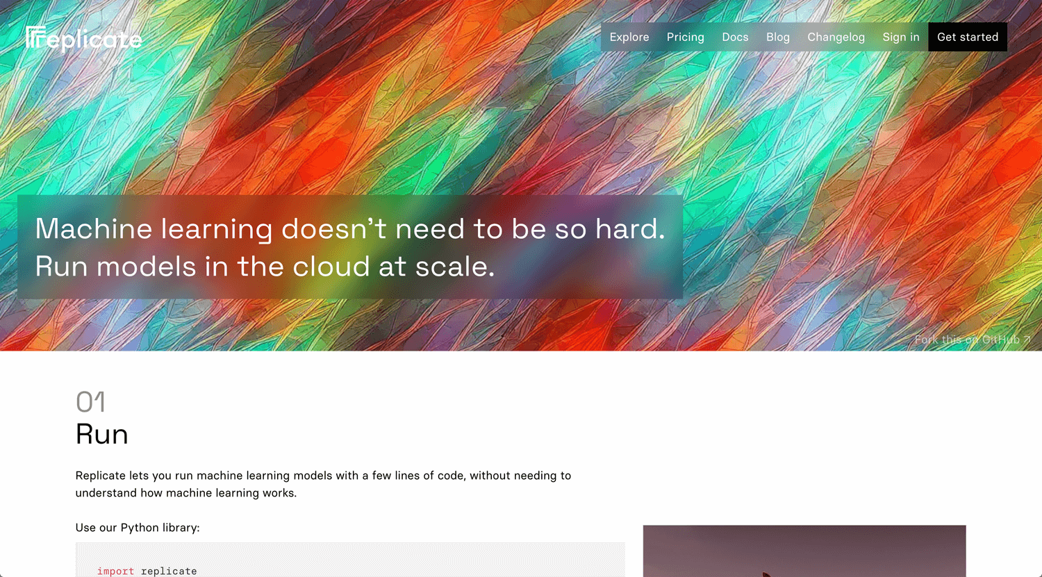 Open Bookmarks Co. Blog Website AI Replicate