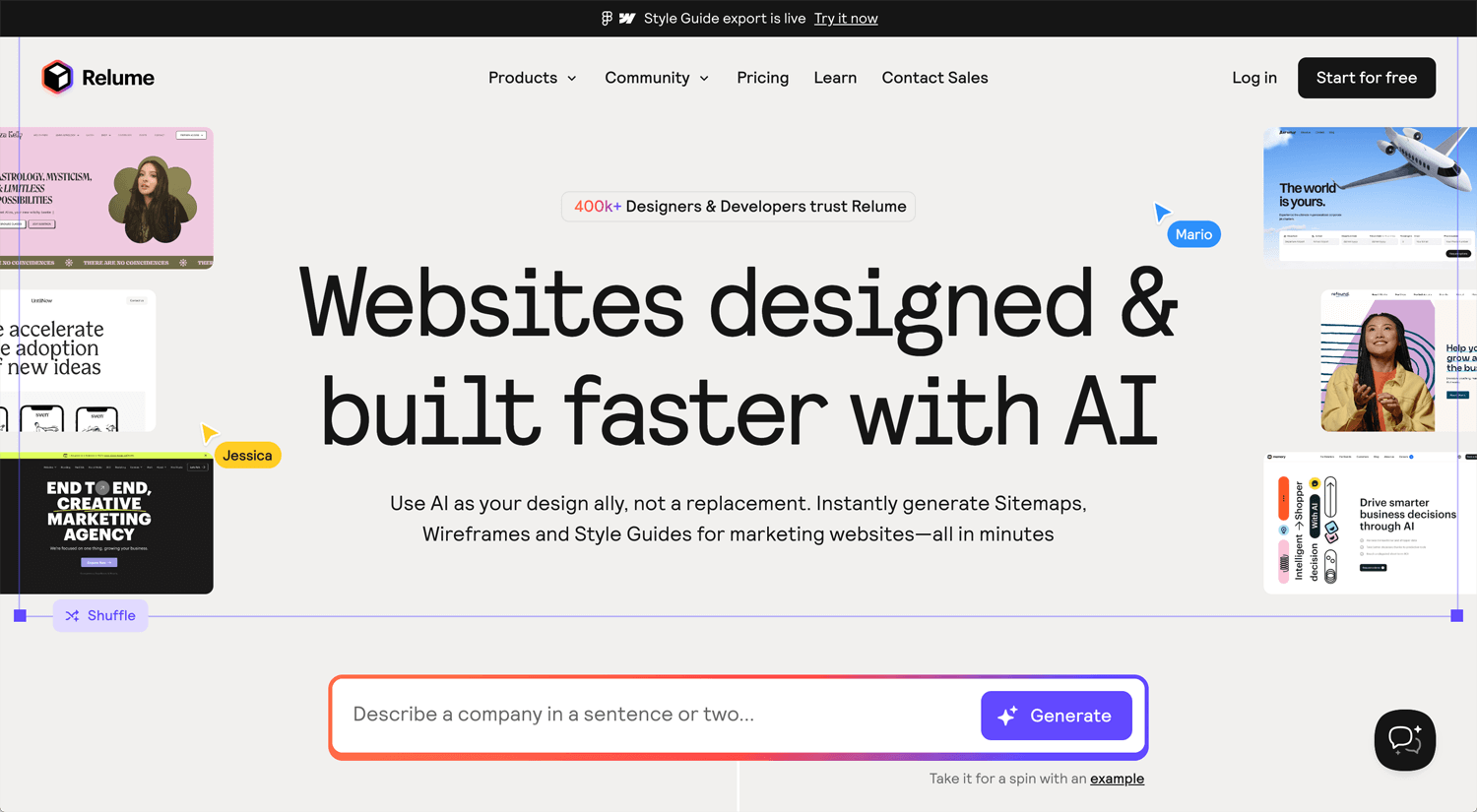 Open Bookmarks Co. Blog Webflow Website