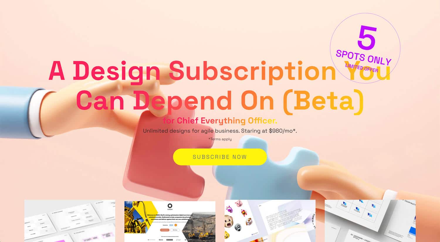 Blog Open Bookmarks Co. Design Subscription Design Pickle