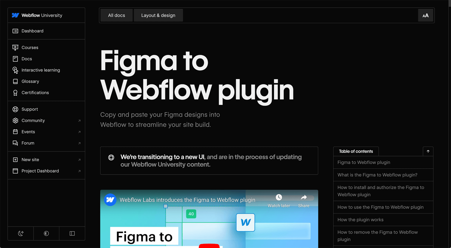 Open Bookmarks Co. Blog Figma to Webflow