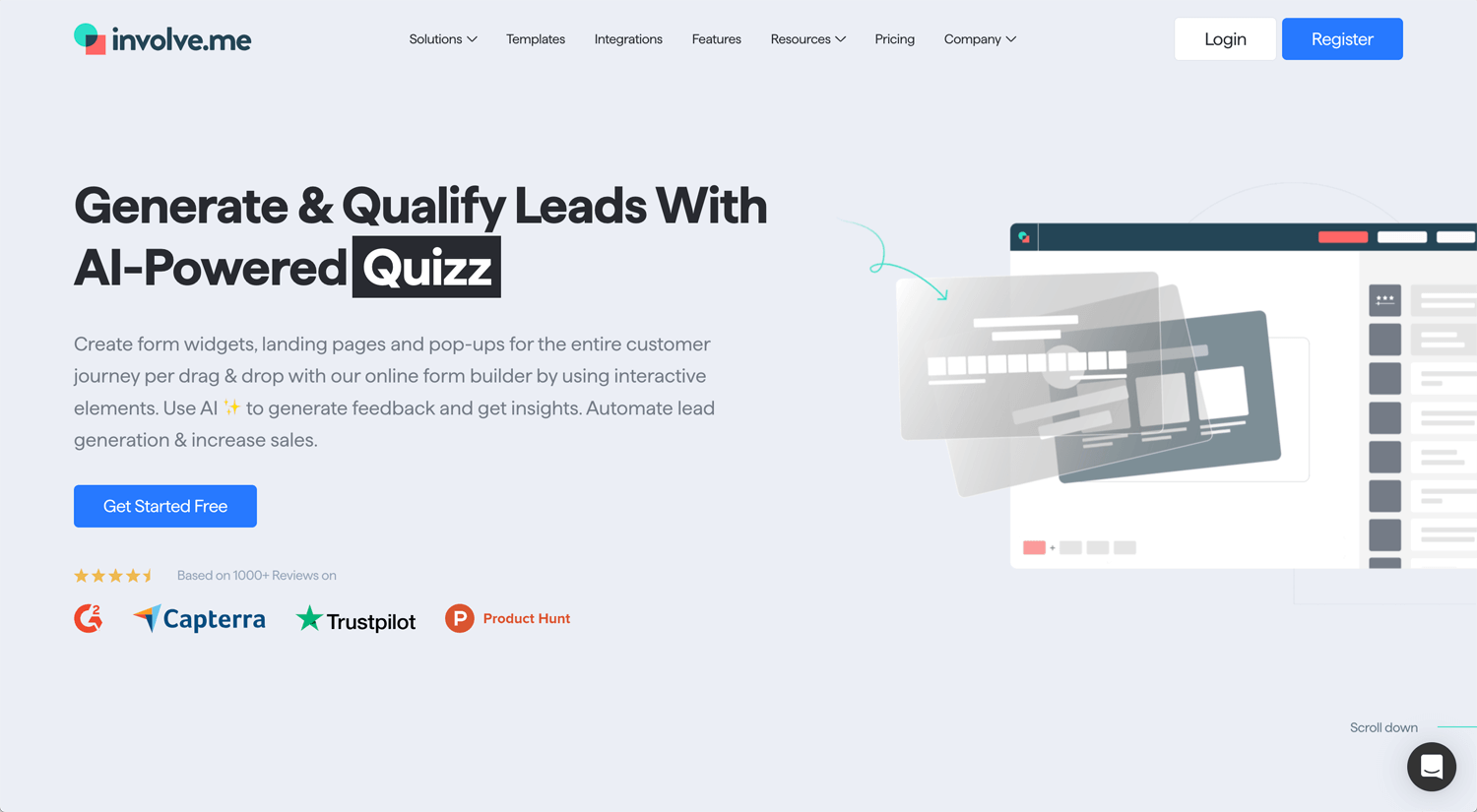 Open Bookmarks Co. Blog Website Lead Generation Quiz