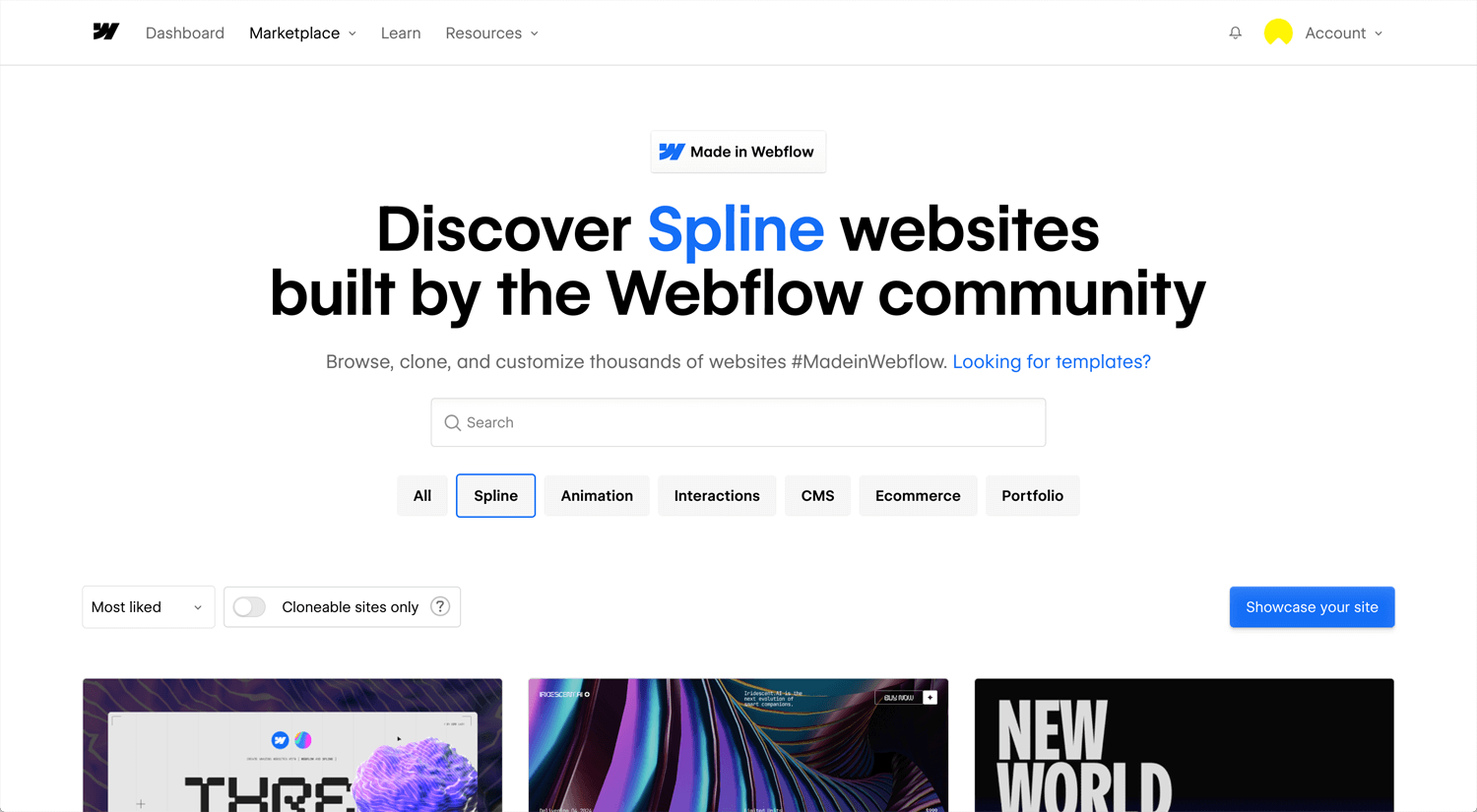 Open Bookmarks Co. Blog Webflow Website