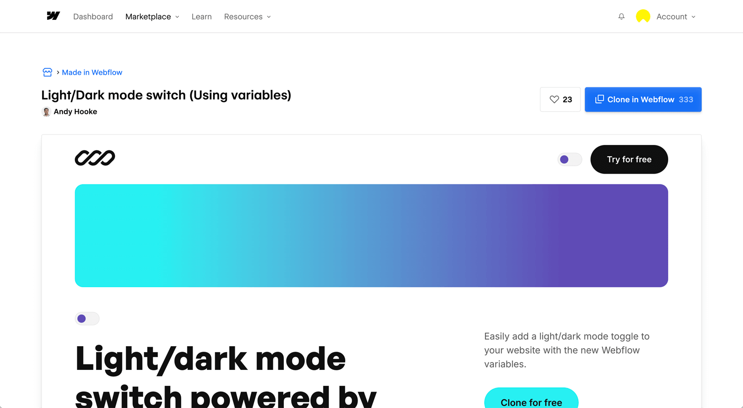 Open Bookmarks Co. Blog Webflow Variables