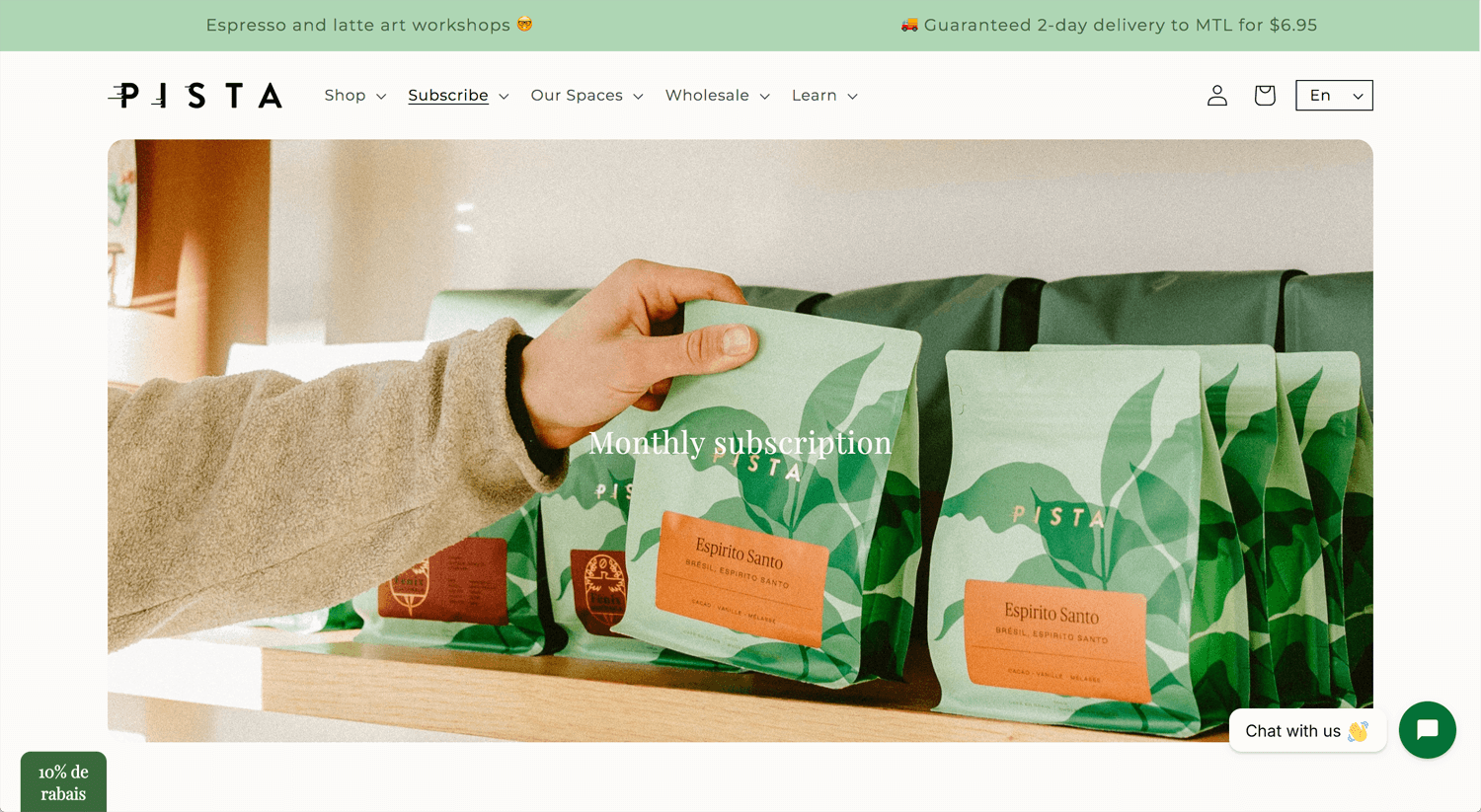 Living in Montreal, QC as Freelance Web & Graphic Designer Souvenir Coffee Beans